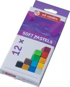 Een Talens Art Creation softpastels, doos met 12 stuks in geassorteerde kleuren koop je bij ShopXPress