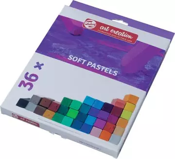 Een Talens Art Creation softpastels, doos van 36 stuks in geassorteerde kleuren koop je bij ShopXPress