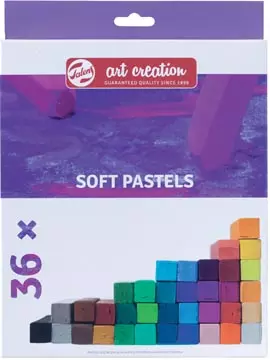 Een Talens Art Creation softpastels, doos van 36 stuks in geassorteerde kleuren koop je bij ShopXPress