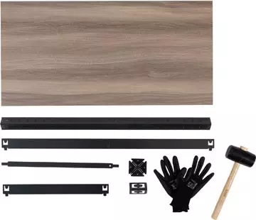 Een Avasco rek Home maxi, ft 176 x 90 x 45 cm, 5 legborden, uit metaal, zwart koop je bij ShopXPress