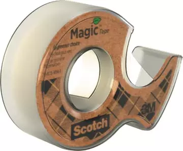 Een Plakband Magic Tape A greener choice, ft 19 mm, 20 m, op dispenser van 100 % gerecycleerd plastic koop je bij ShopXPress