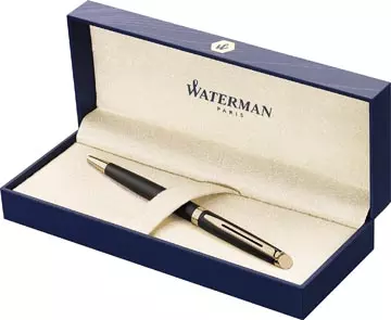 Een Waterman Hémisphère vulpen, medium punt, Matt Black GT koop je bij ShopXPress