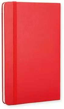 Een Moleskine notitieboek, ft 13 x 21 cm, gelijnd, harde cover, 240 blad, rood koop je bij ShopXPress