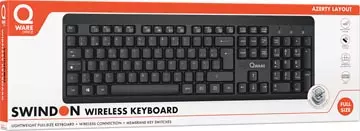 Een Qware draadloos toetsenbord Swindon, azerty koop je bij ShopXPress