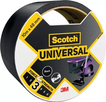 Een Scotch ducttape Universal, ft 48 mm x 10 m, zwart koop je bij ShopXPress