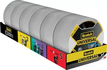 Een Scotch ducttape Universal, ft 48 mm x 10 m, zilver koop je bij ShopXPress