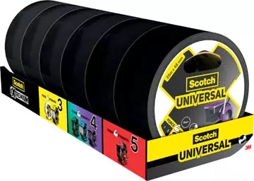 Een Scotch ducttape Universal, ft 48 mm x 25 m, zwart koop je bij ShopXPress