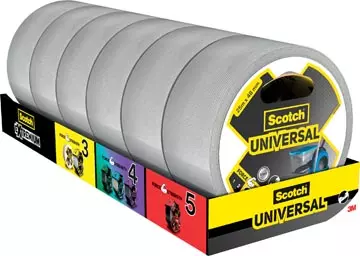 Een Scotch ducttape Universal, ft 48 mm x 25 m, zilver koop je bij ShopXPress