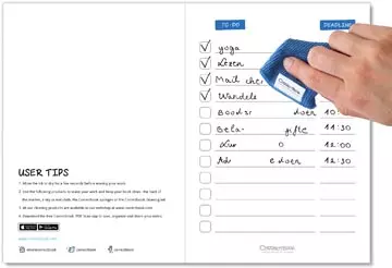 Een Correctbook Scratch To-Do: uitwisbaar / herbruikbaar notitieboek, 8 Pagina's (4 vel) koop je bij ShopXPress