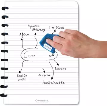 Een Correctbook A4 Original: uitwisbaar / herbruikbaar notitieboek, gelijnd, Ink Black (zwart) koop je bij ShopXPress