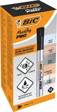 Een Bic markeerstift Marking Pro, ronde punt, zwart koop je bij ShopXPress