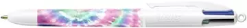 Een Bic Colours Tie-Dye Botanical 4-kleurenbalpen, medium, klassieke inktkleuren, display van 30 stuks koop je bij ShopXPress