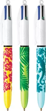 Een Bic Colours Velours 4-kleurenbalpen, medium, klassieke inktkleuren, display van 30 stuks koop je bij ShopXPress