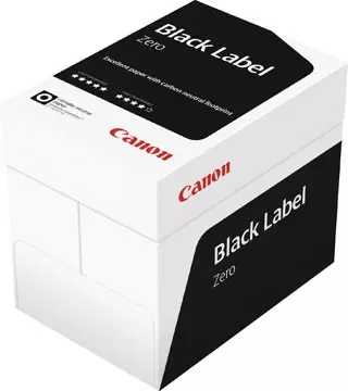 Een Canon Black Label Zero printpapier ft A4, 80 g, pak van 500 vel koop je bij ShopXPress