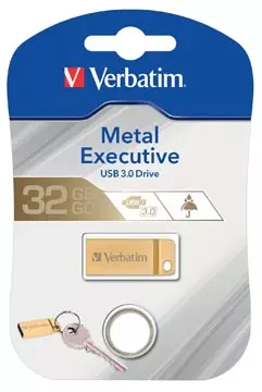 Een Verbatim Metal Executive USB 3.0 stick, 32 GB koop je bij ShopXPress