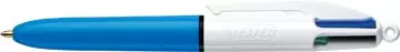 Een Bic Colours Mini 4-kleurenbalpen, medium, klassieke inktkleuren, lichaam blauw koop je bij ShopXPress