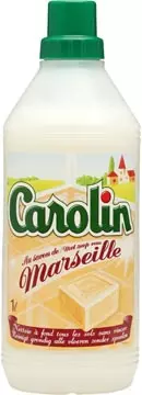 Een Carolin vloerreiniger Marseillezeep, fles van 1 l koop je bij ShopXPress