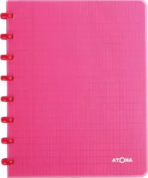 Een Atoma Trendy schrift, ft A5, 144 bladzijden, PP, commercieel geruit, geassorteerde kleuren koop je bij ShopXPress