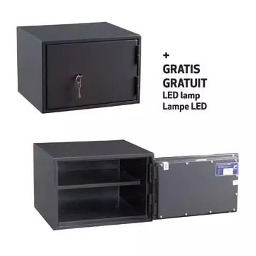 Een ACTIE DE RAAT SECURITY: 1 x DRS Global 2 K, sleutelslot, 26 l + GRATIS 1 x Led Lampje koop je bij ShopXPress