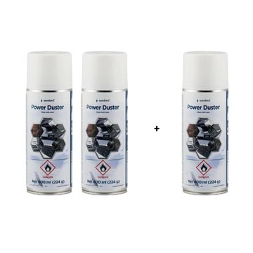 Een ACTIE GEMBIRD PERSLUCHTREINIGER, 400 ML (REF. GB10201) 2 + 1 GRATIS koop je bij ShopXPress