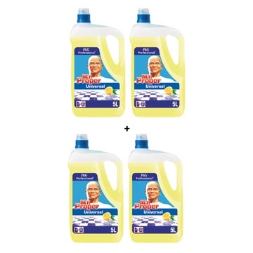 Een ACTIE MR PROPER 2X allesreiniger, citroen, 5L + GRATIS 2X allesreiniger, citroen, 5L koop je bij ShopXPress