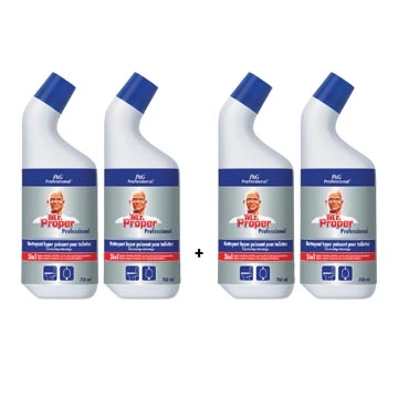 Een ACTIE MR PROPER 2x badkamerreiniger 3in1, 750 ml + GRATIS 2x badkamerreiniger 3in1, 750 ml koop je bij ShopXPress