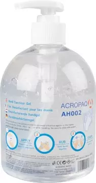 Een Desinfecterende handgel, fles van 500 ml koop je bij ShopXPress