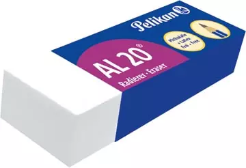 Een Pelikan witte potloodgom AL doos van 20 stuks koop je bij ShopXPress