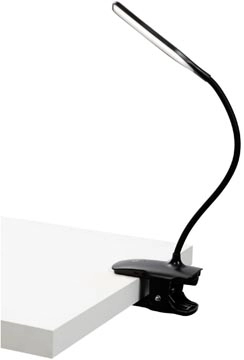 Een ALBA LED draadloze LED bureaulamp Clip, met klem, zwart koop je bij Supplierz BV