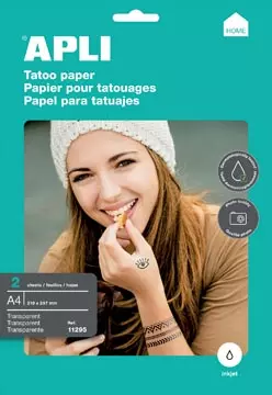 Een Apli Tattoo transfer papier, pak met 2 vellen koop je bij ShopXPress