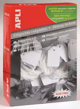 Een Apli draadetiketten ft 15 x 24 mm (b x h) (388), doos van 1.000 stuks koop je bij ShopXPress