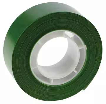 Een Apli plakband ft 19 mm x 33 m, groen koop je bij ShopXPress