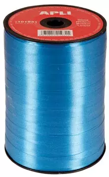 Een Apli sierlint 7 mm x 500 m, blauw koop je bij ShopXPress