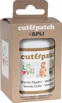 Een Apli vernislijm Cut & Patch, flacon van 100 ml koop je bij ShopXPress