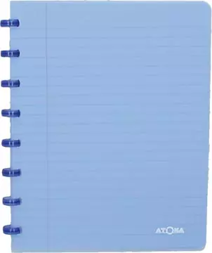 Een Atoma Trendy schrift, ft A5, 144 bladzijden, commercieel geruit, transparant blauw koop je bij ShopXPress