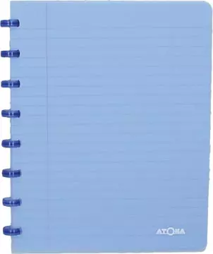 Een Atoma Trendy schrift, ft A5, 144 bladzijden, gelijnd, transparant blauw koop je bij ShopXPress