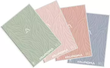 Een Aurora Writing 80 Design spiraalschrift, ft A4, 120 bladzijden, gelijnd koop je bij ShopXPress