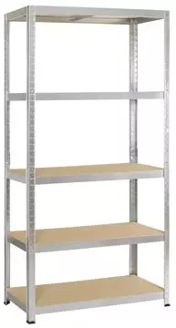 Een Avasco rek Strong 175, ft 176 x 90 x 45 cm, 5 legborden, gegalvaniseerd koop je bij ShopXPress