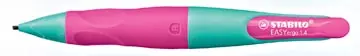 Een STABILO EASYergo vulpotlood, 1,4 mm, voor rechtshandigen, blister van 1 stuk, turkoois en roze koop je bij ShopXPress