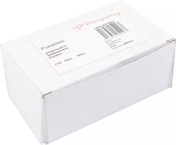 Een Pergamy punaises wit, doos van 750 stuks koop je bij ShopXPress