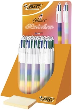 Een BIC Colours Rainbow 4-kleurenbalpen, medium, display van 30 stuks koop je bij Supplierz BV