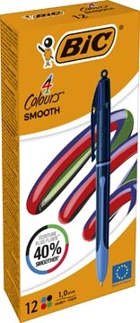 Vous pouvez acheter un BIC Colours Smooth Drop stylo bille 4 couleurs, moyen chez Supplierz BV