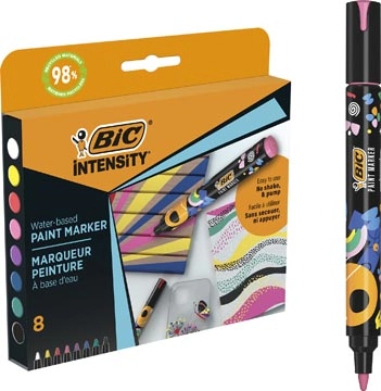 Buy your BIC Intensity paintmarker, levendige kleuren, set van 8 stuks at Supplierz BV