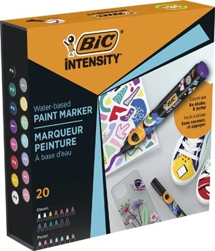 Een BIC Intensity paintmarker, set van 20 stuks koop je bij Supplierz BV