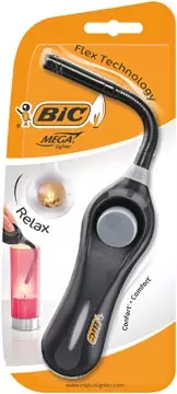 Een BIC Megalighter flex, geassorteerde kleuren, blister van 1 stuk koop je bij ShopXPress