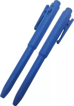 Een BST detecteerbare balpen J800, voedingsindustrie, blauw, doos van 25 stuks koop je bij ShopXPress