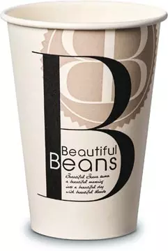 Een Beautiful Beans Kartonnen Beker, 180 cc, 100 stuks koop je bij Supplierz BV