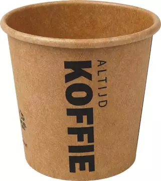 Een Beker uit karton (altijd koffie), 118 ml, diameter 63 mm, pak van 50 stuks koop je bij Supplierz BV