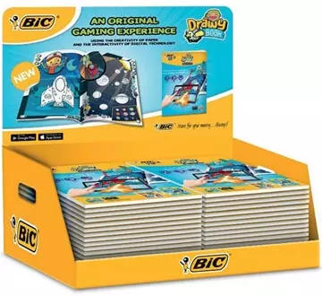 Een Bic Kids kleurboek Drawy Book, display met 20 stuks koop je bij ShopXPress