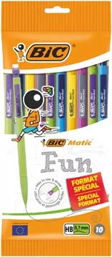 Een Bic Matic vulpotlood Fun 0,7 mm, ophangzakje van 10 stuks koop je bij ShopXPress